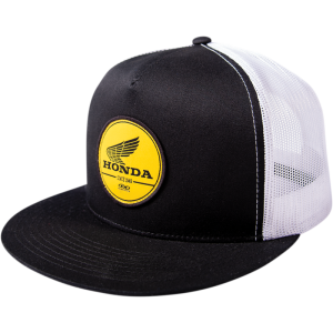 HAT SNAPBK GOLD HONDA BK/WH